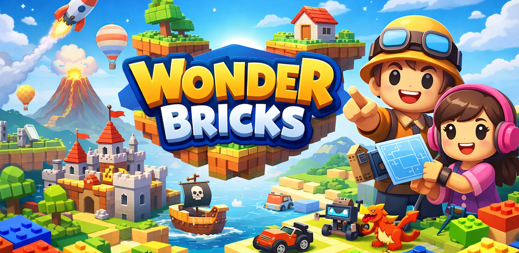 Wonder Bricks store feature graphic
