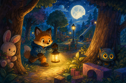 Moonlit Hide and Seek